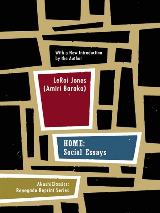 Title details for Home by LeRoi Jones - Available